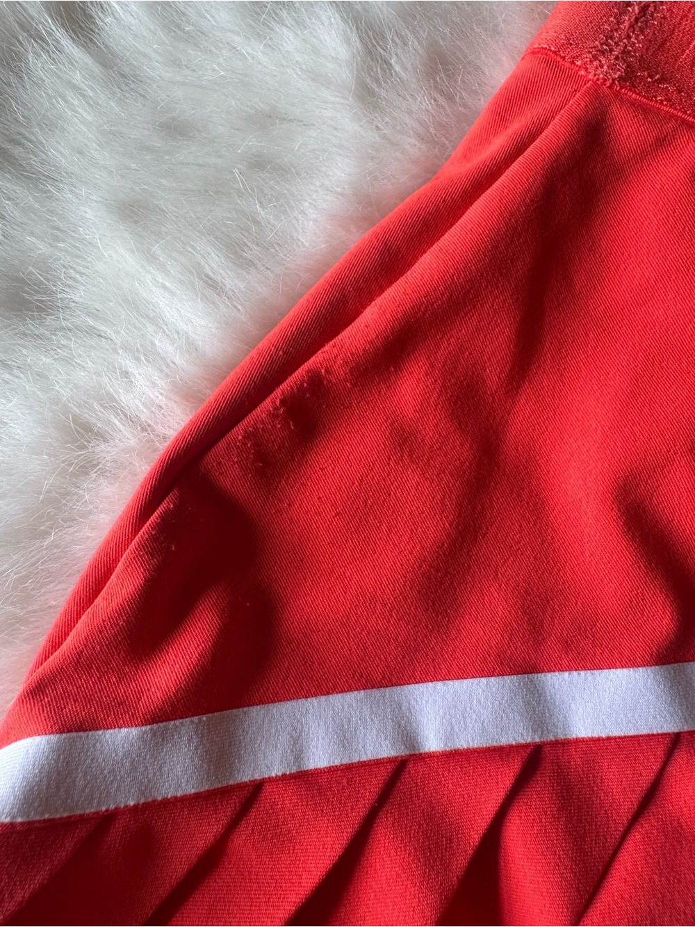 Nike Women’s Red Athletic Pleated Skort - Picture 8 of 12